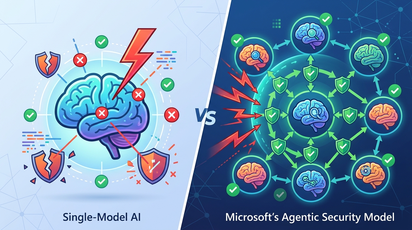 Why Microsoft’s agentic security model beats single-model AI
