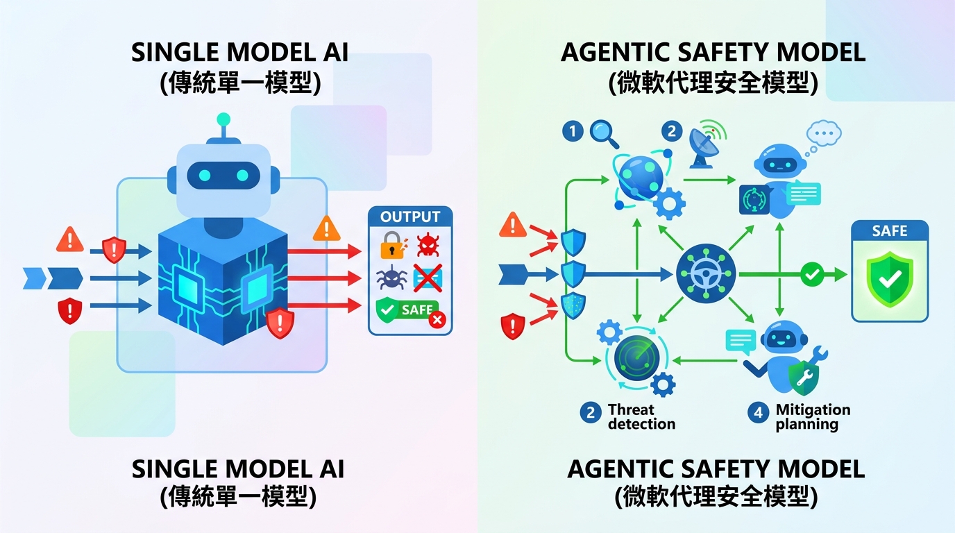 為什麼微軟的 agentic 安全模型贏過單一模型 AI
