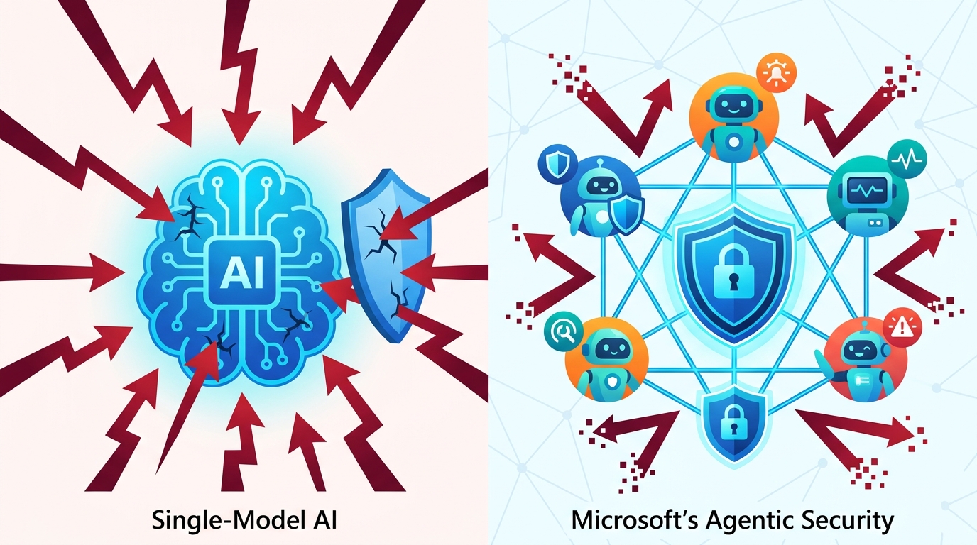 Why Microsoft’s agentic security model beats single-model AI