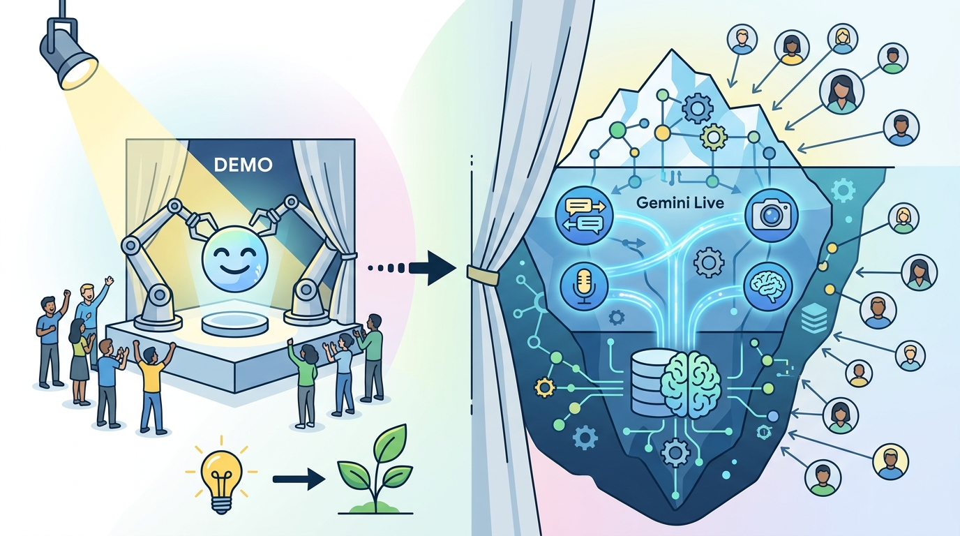 為什麼 Google 隱藏的 Gemini Live 模型，比演示更重要