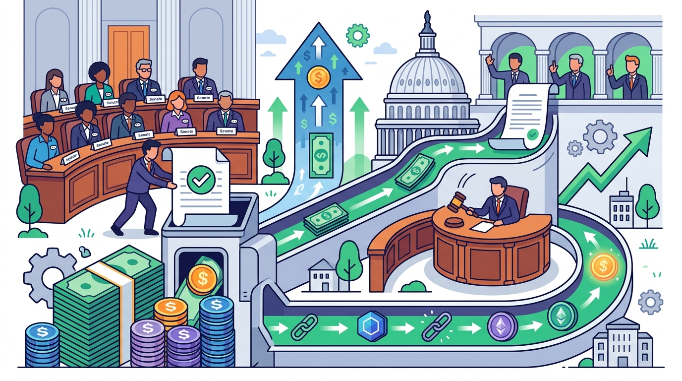 Senate committee advances crypto bill after $119M push