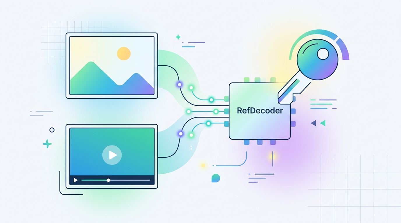 RefDecoder adds reference conditioning to video decoders