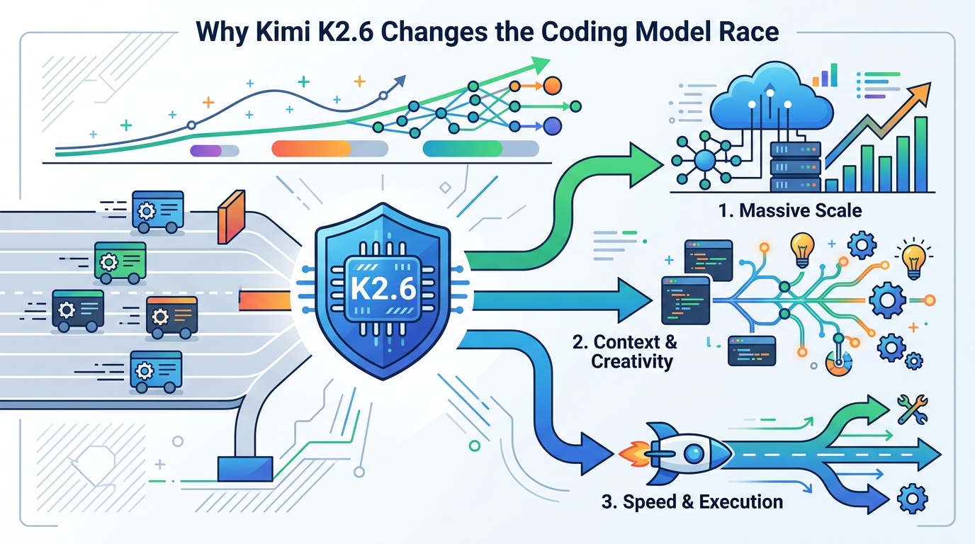 Why Kimi K2.6 Changes the Coding Model Race
