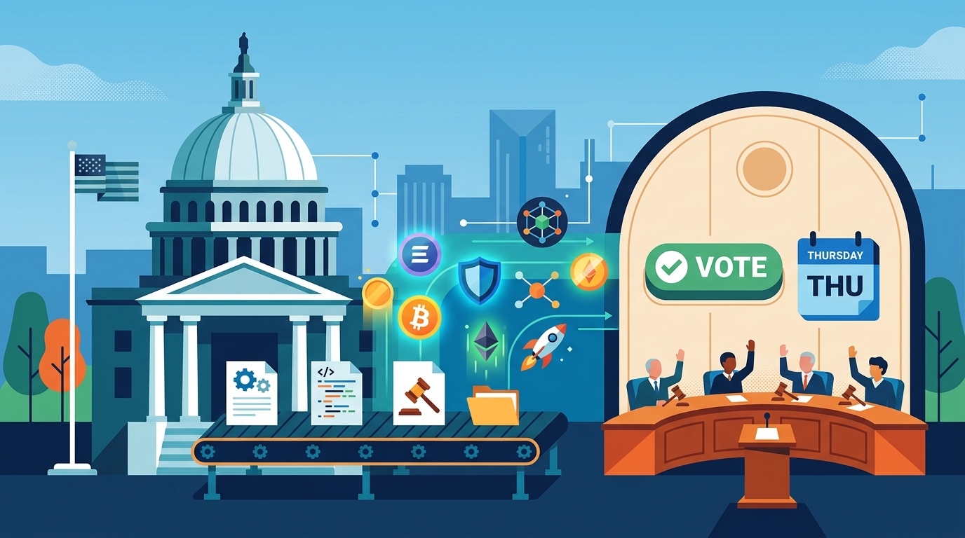 Senate crypto bill heads to committee vote Thursday