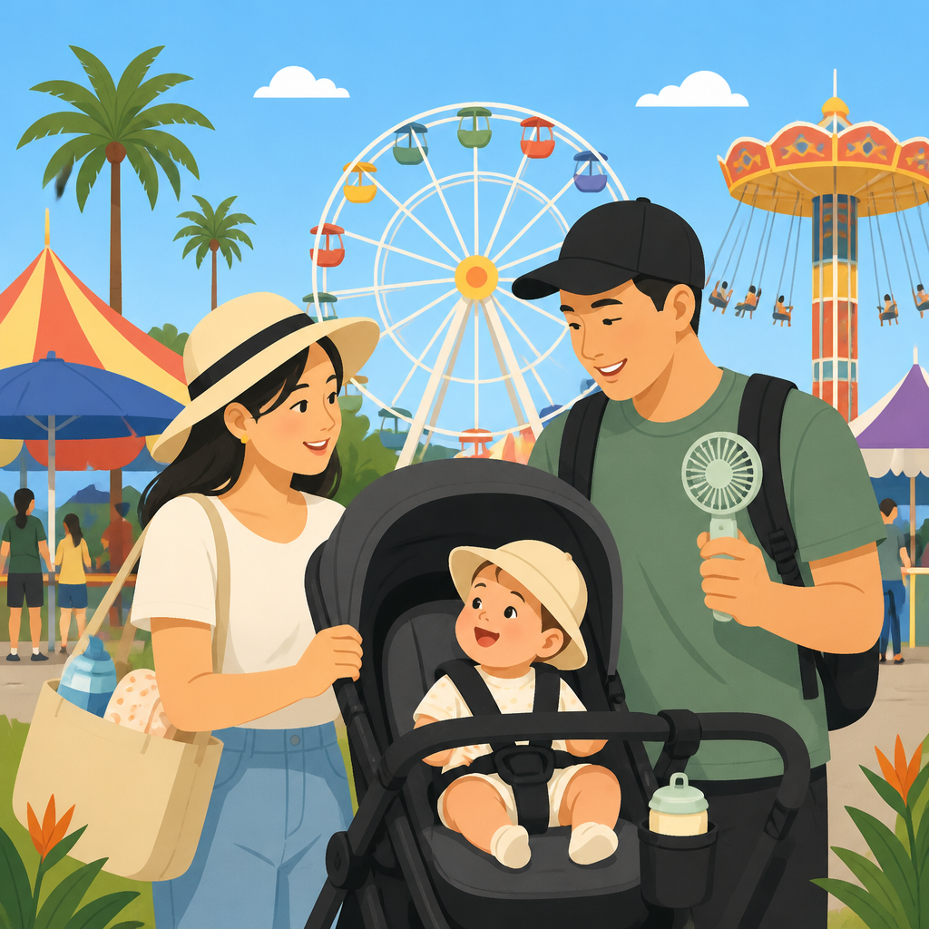 怎麼帶嬰兒逛 LA County Fair