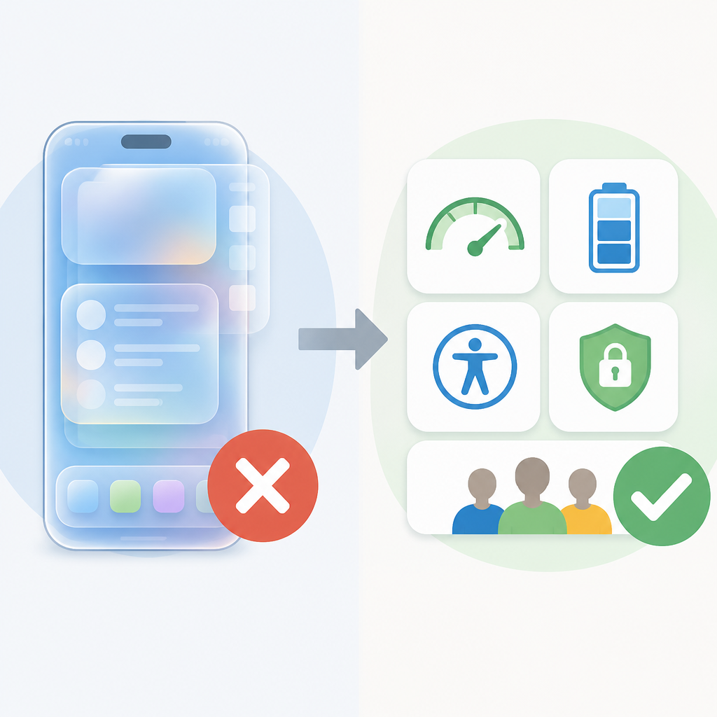 Why Apple’s Liquid Glass redesign is the wrong priority
