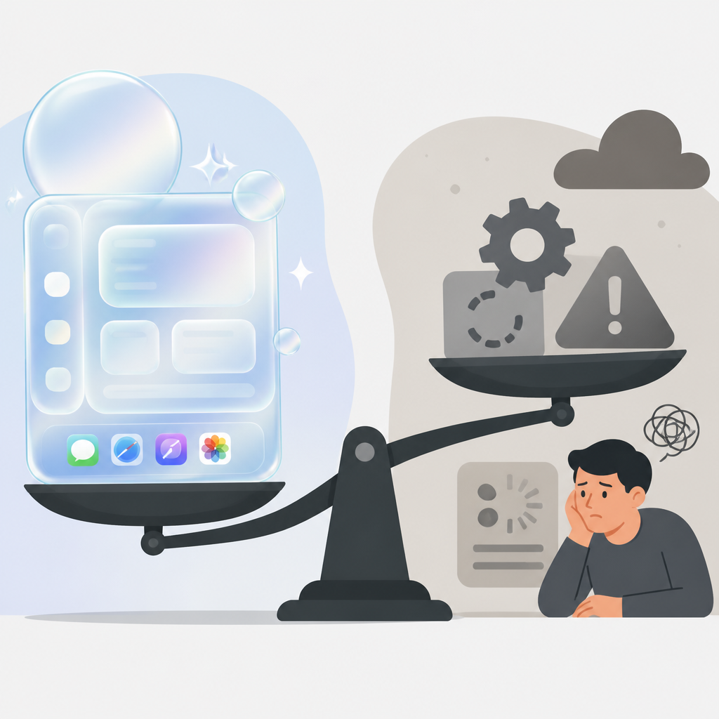 為什麼 Apple 的 Liquid Glass 重設計是錯的優先順序