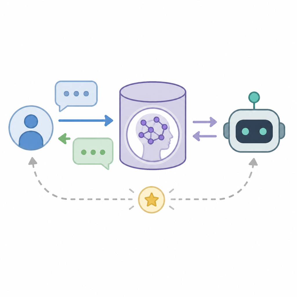 Weak Rewards for Persistent LLM User Models