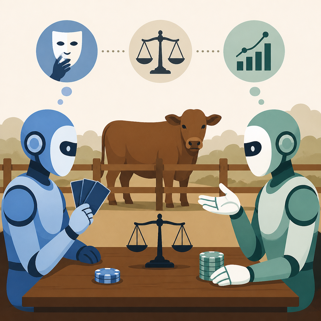 Cattle Trade benchmarks LLM bluffing and bargaining