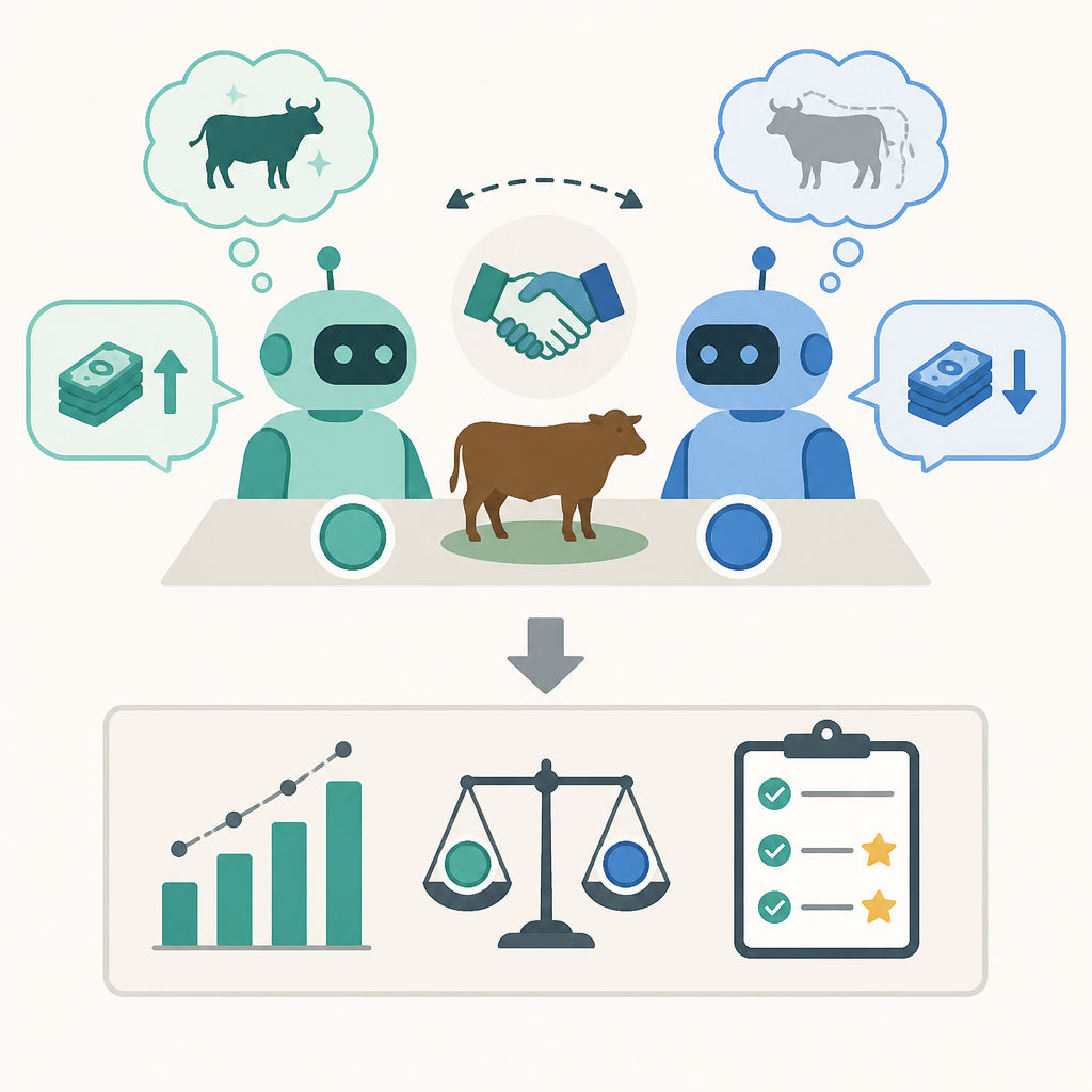 Cattle Trade benchmarks LLM bluffing and bargaining