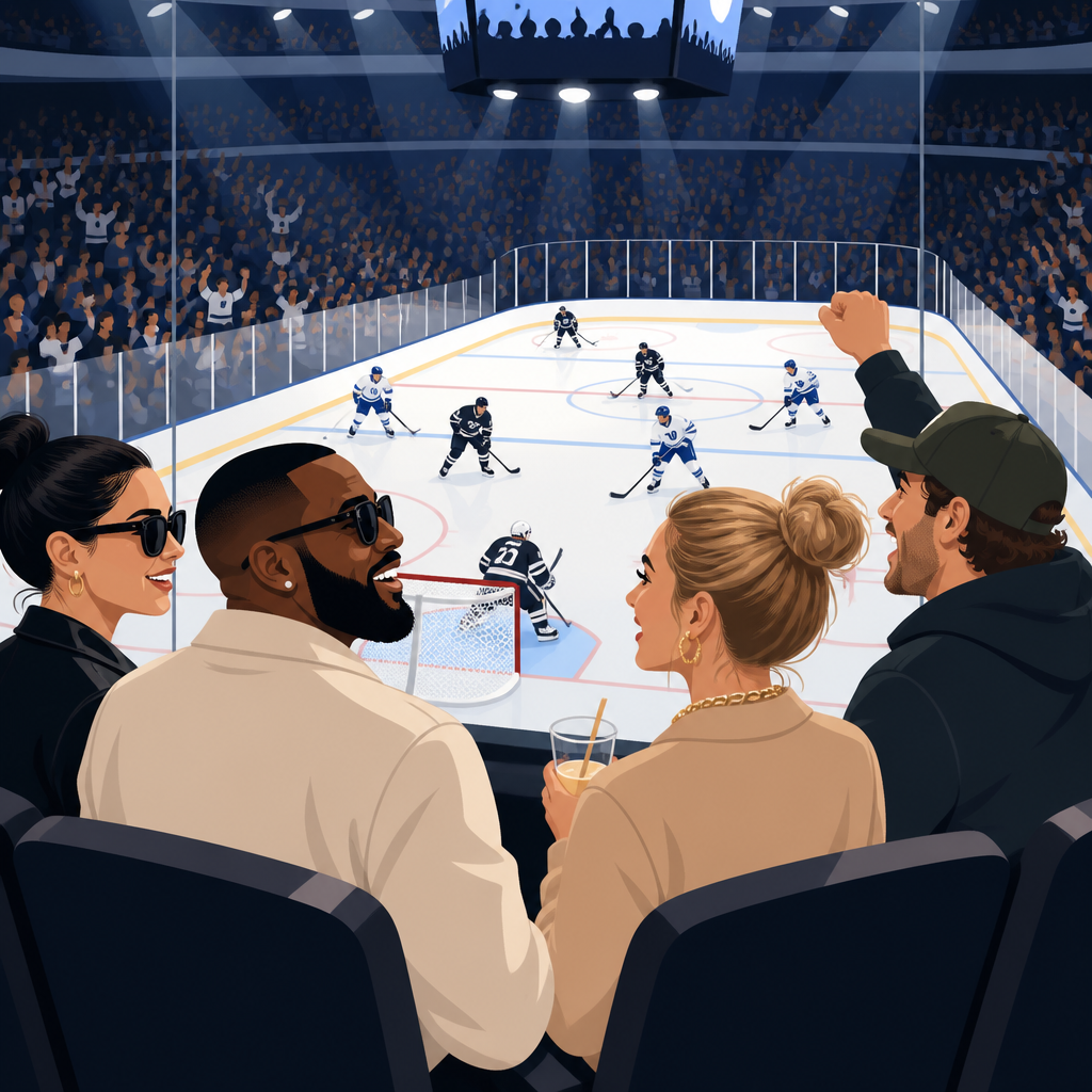 Celebrities pack NHL playoff arenas in 2026