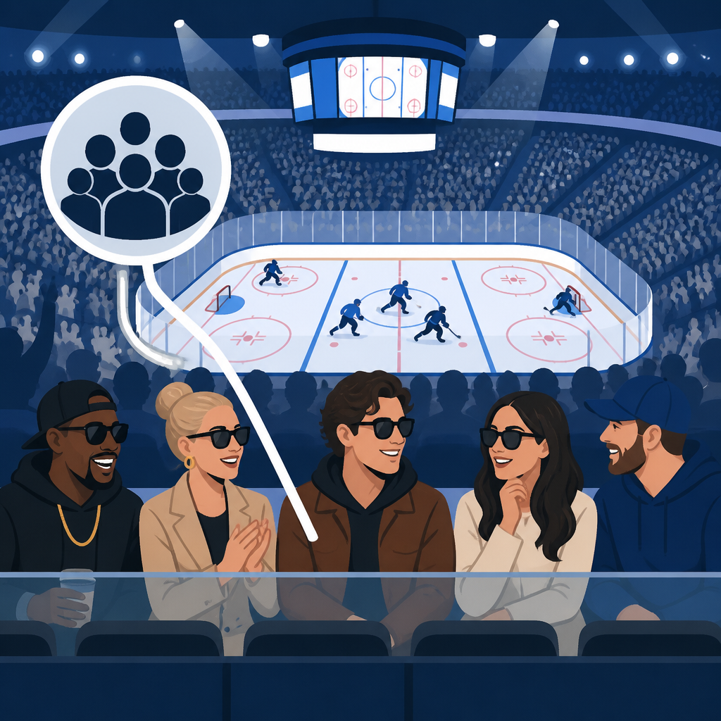 Celebrities pack NHL playoff arenas in 2026