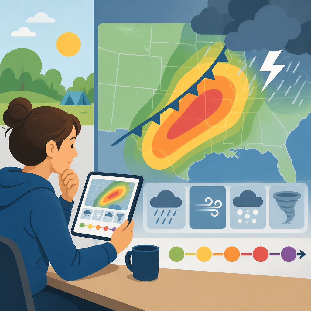How to read a weekend severe weather forecast