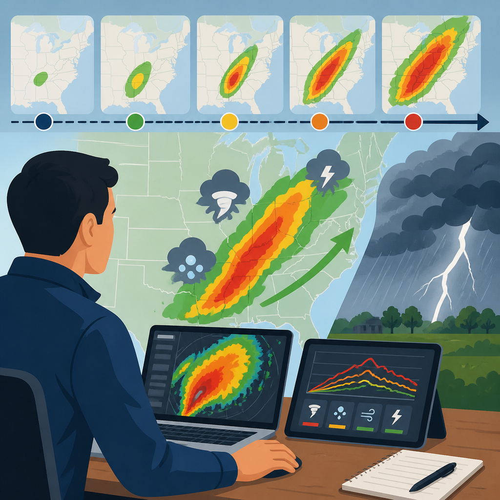 How to Track a Multi-Day Severe Weather Outbreak