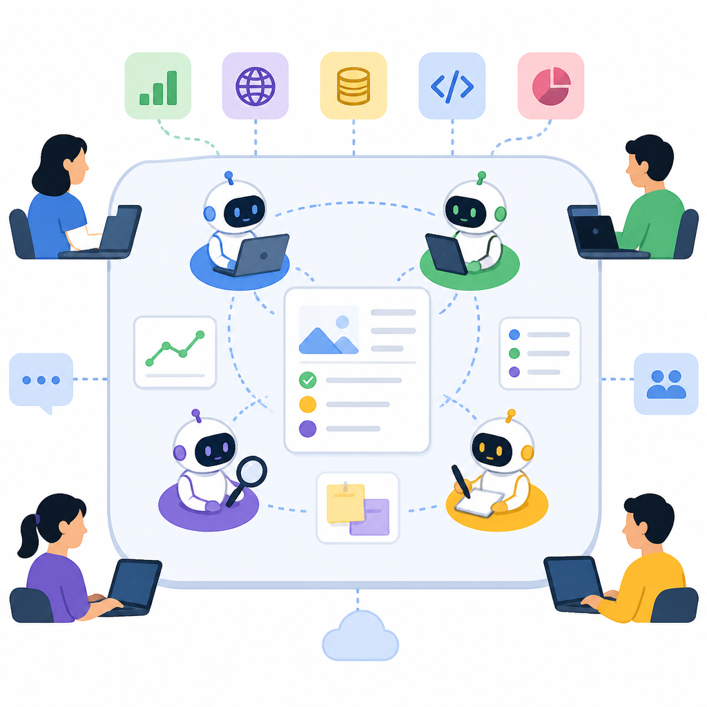 OpenAgents：把 AI agents 放進共享工作區