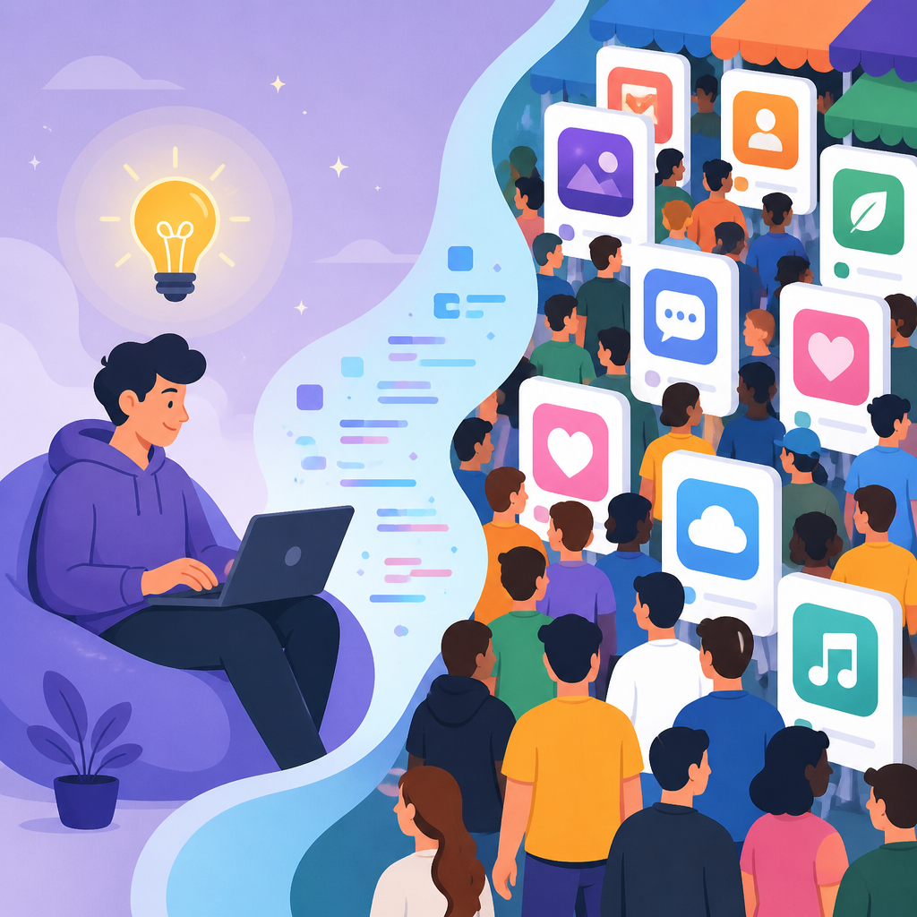 Vibe coding turns app ideas into crowded markets