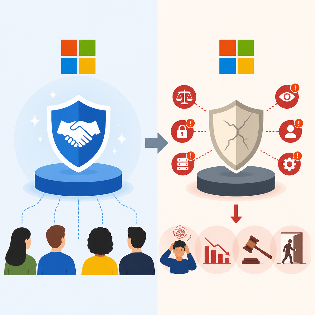 Why Microsoft AI Is Wrong to Sell Trust as the Main Product