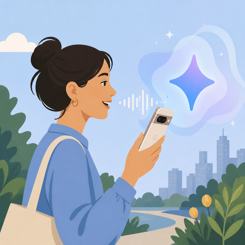 Gemini Live on Pixel lets you talk, not type