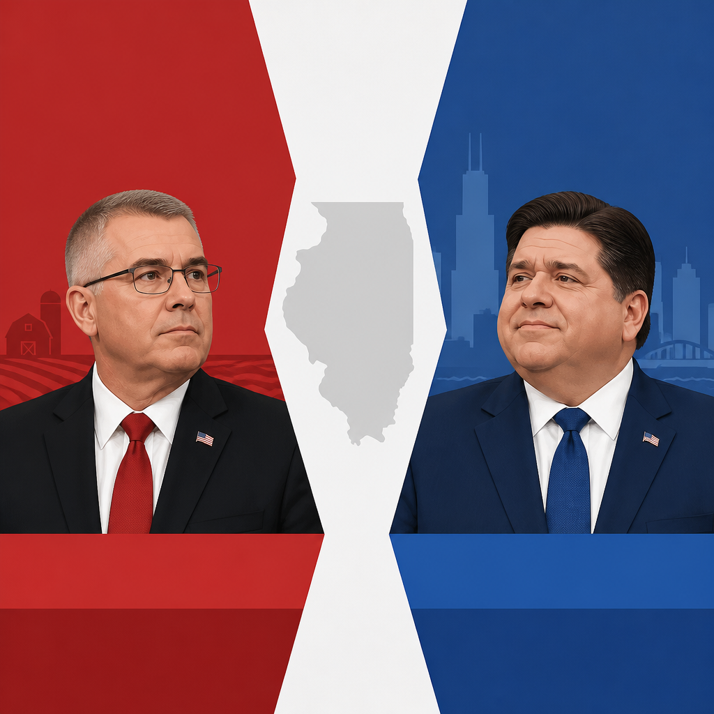 Darren Bailey vs JB Pritzker: Illinois governor race