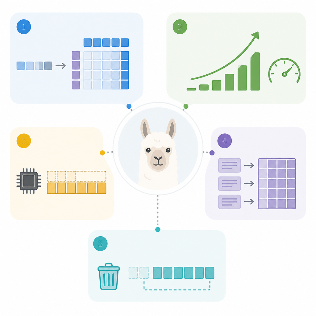5 個 llama.cpp 的 KV cache 重點