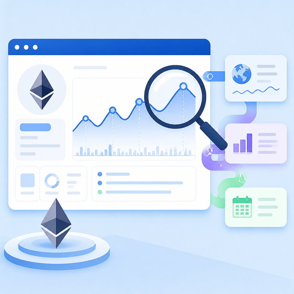 CoinMarketCap ETH頁把價格變脈絡