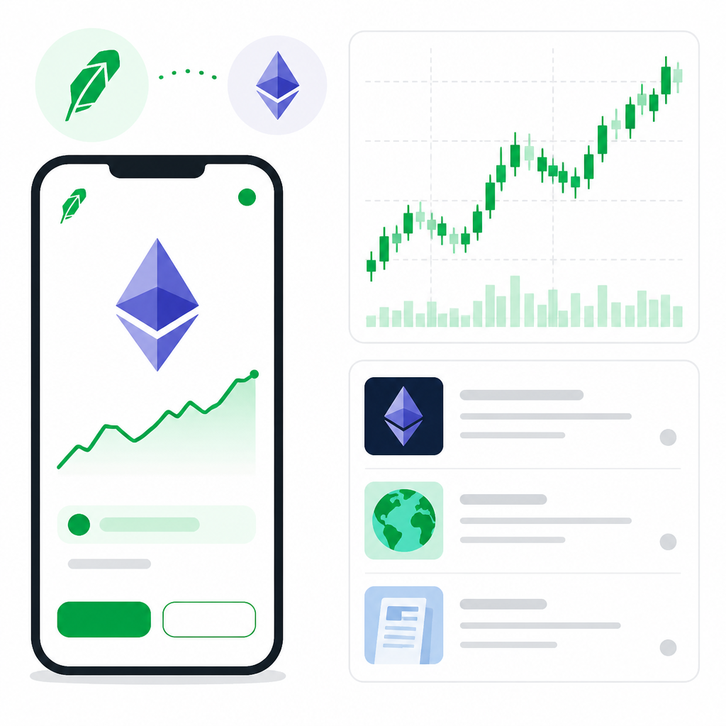 Ethereum on Robinhood: live price, charts, news