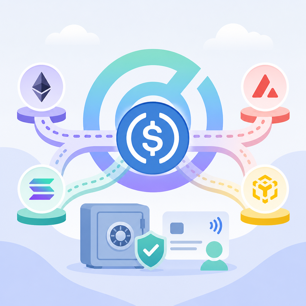 Circle 推出跨鏈 USDC 與代管支付