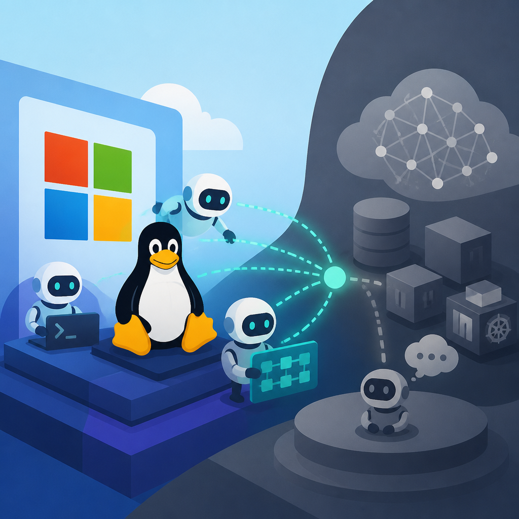 為什麼 Microsoft 的 agentic Linux 佈局比 AI de…