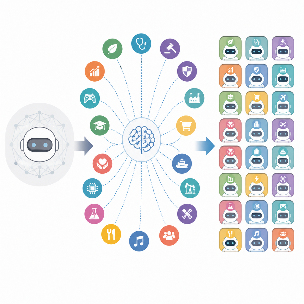 21 domain LLMs turn generic AI into specialists