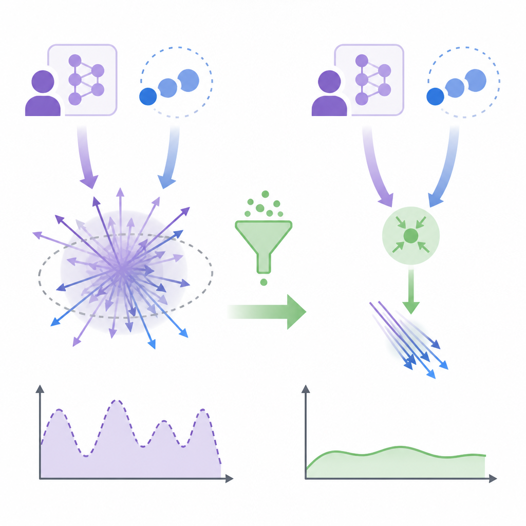 CARV cuts diffusion-teacher gradient variance