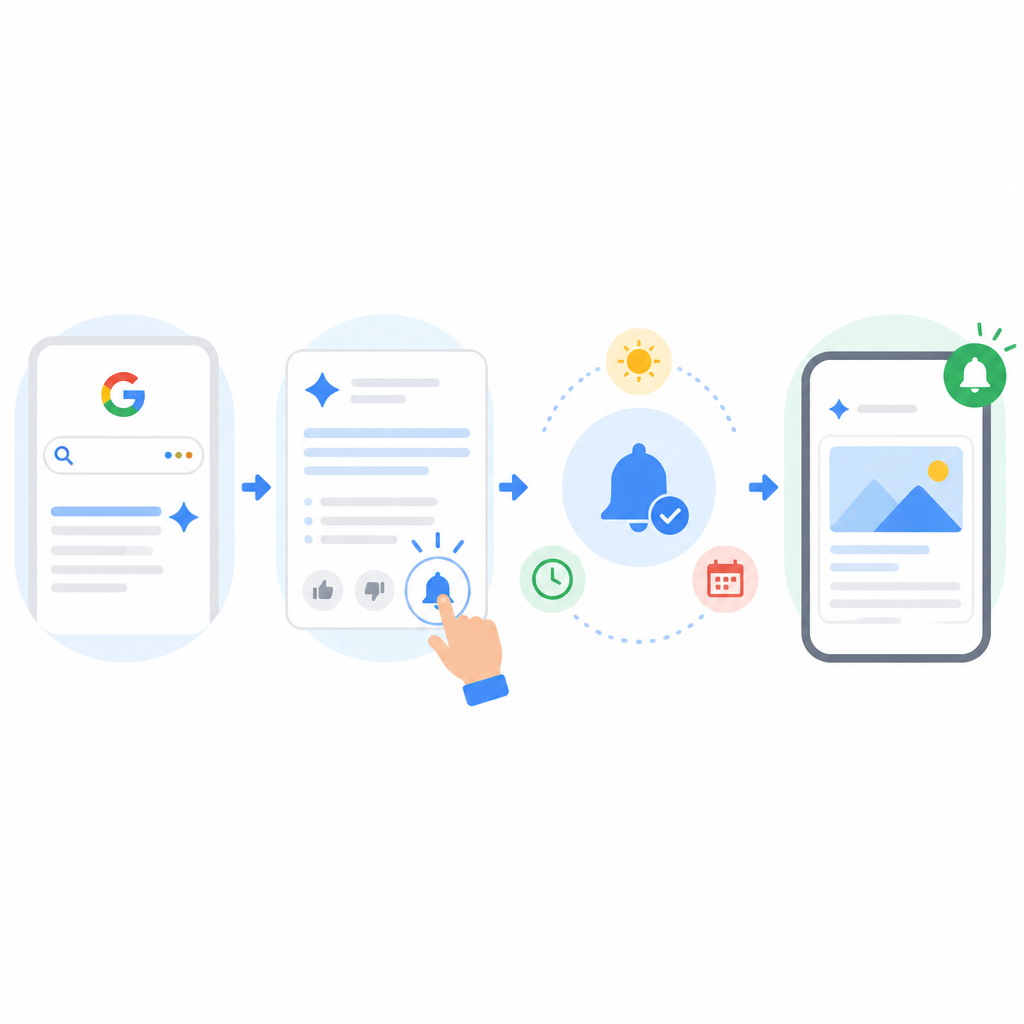 怎麼用 Google AI 搜尋提醒