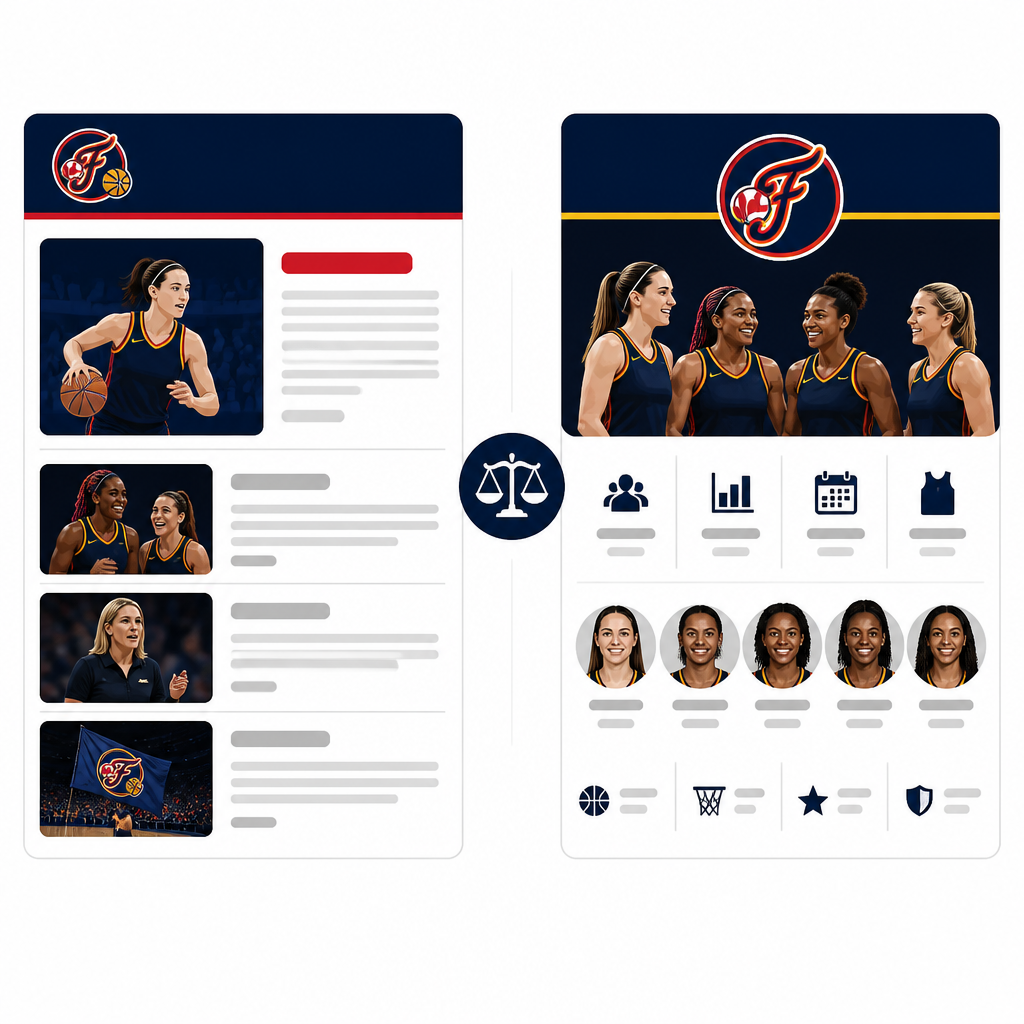Indiana Fever News vs WNBA Team Page
