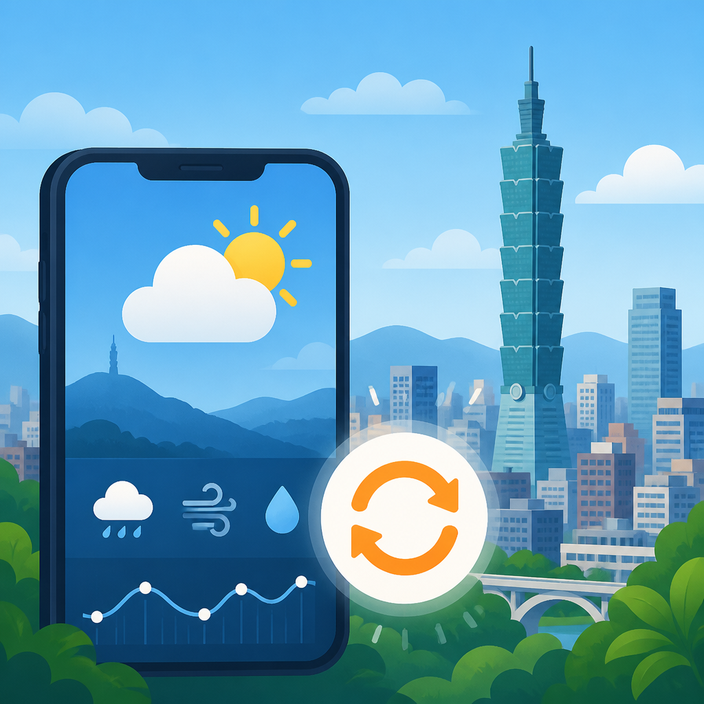 AccuWeather 更新台北即時天氣