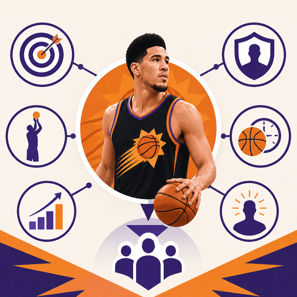 為什麼 Devin Booker 仍是太陽最可靠的球星