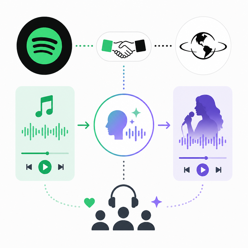 Spotify 與 UMG 推 AI 翻唱功能
