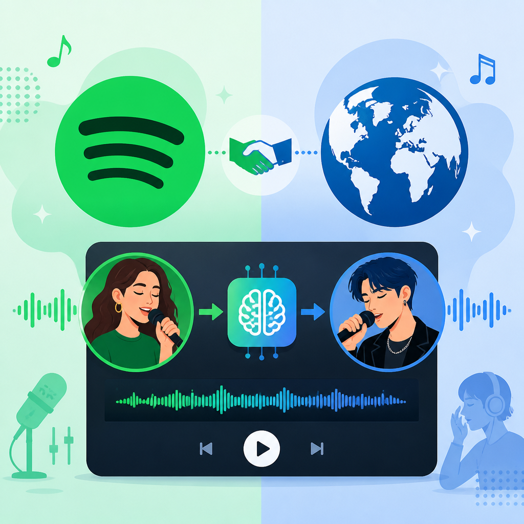 Spotify 與 UMG 推 AI 翻唱功能