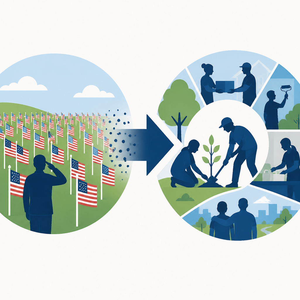 Field of Memories turns Memorial Day into action