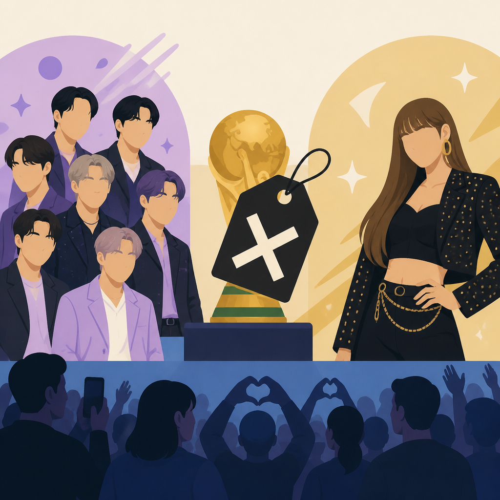 為什麼 FIFA 的「Headliner」標籤不重要：BTS 與 Lisa 之…