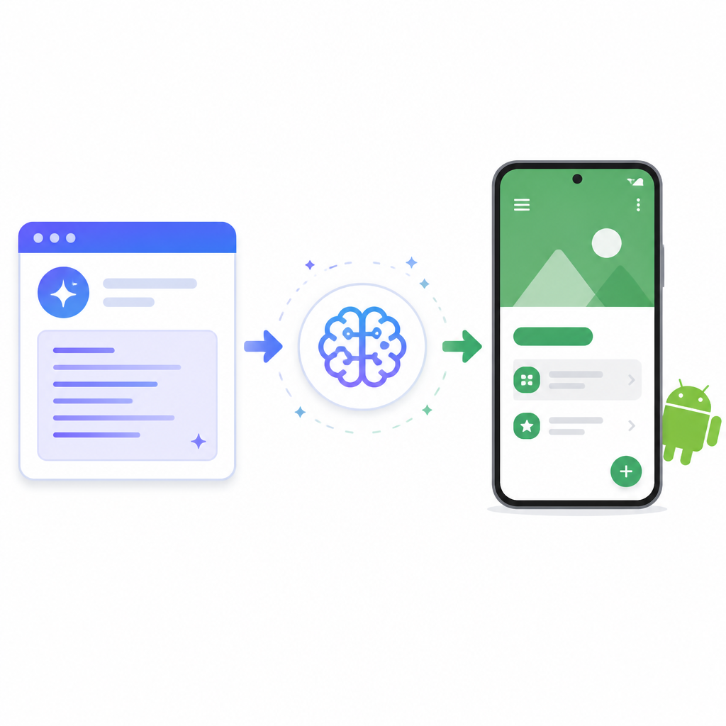 AI Studio 把提示詞變成原生 Android