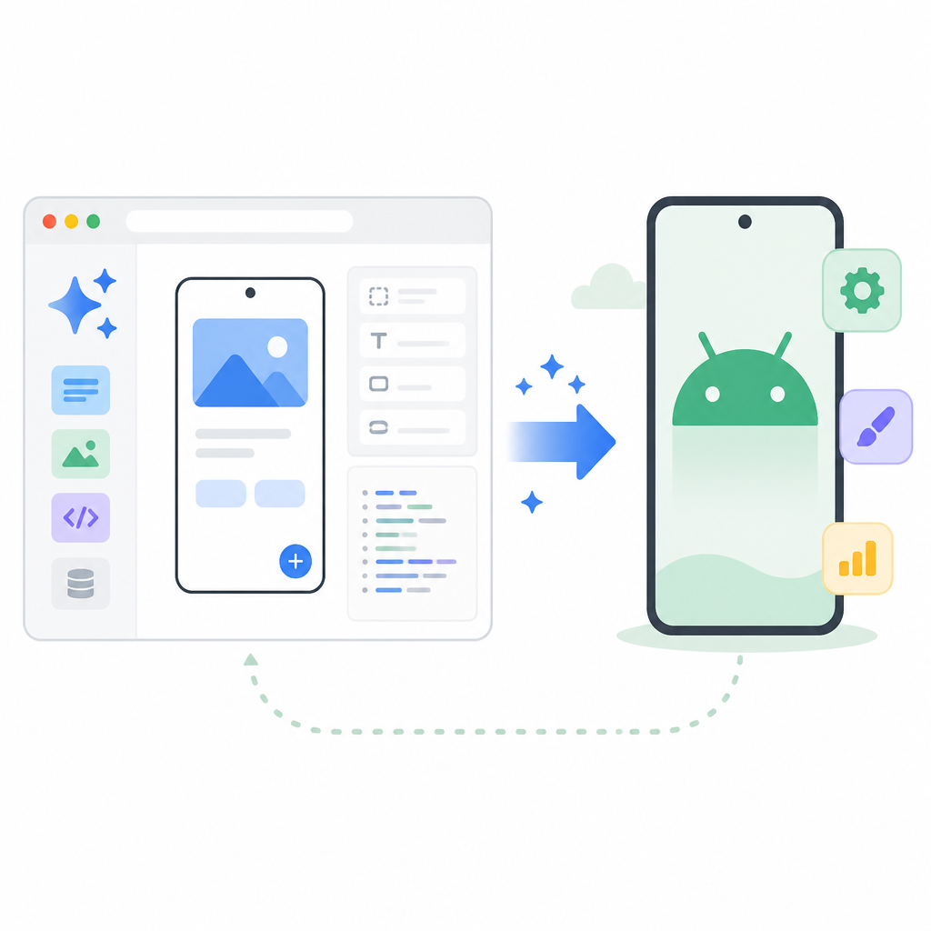 Google AI Studio brings Android app building to web