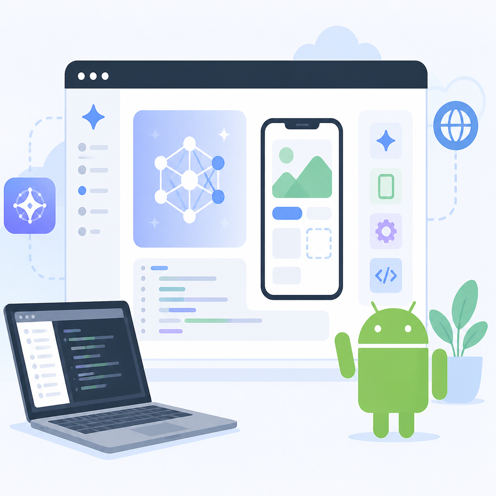 Google AI Studio 讓 Android 開發搬上網頁