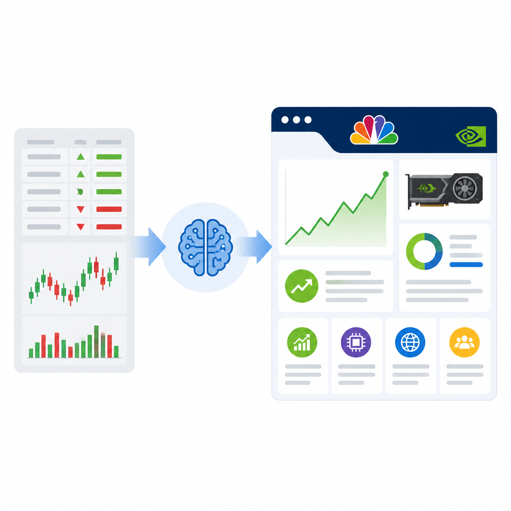 CNBC NVDA page turns market data into context