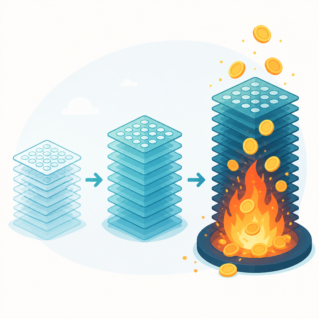 GT burns 2.56M tokens as Gate Layer grows