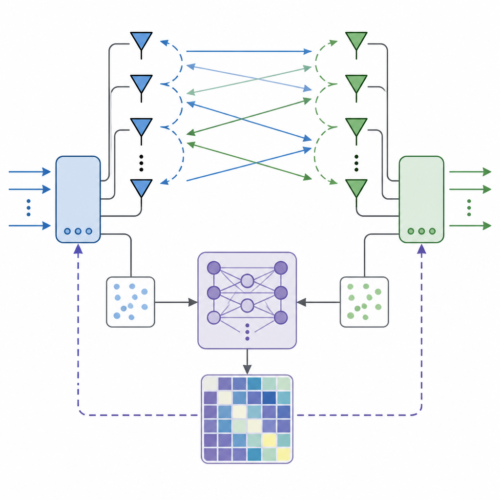 Implicit Channel Estimation for Full-Duplex MIMO