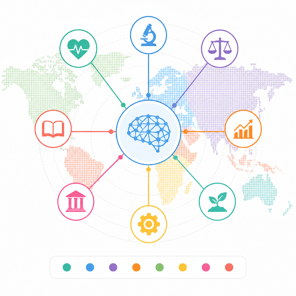 2026 domain-specific LLM benchmarks map