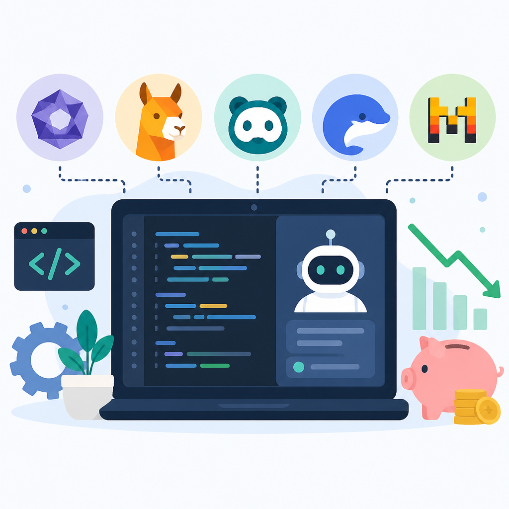 5 open source LLMs for coding and cost