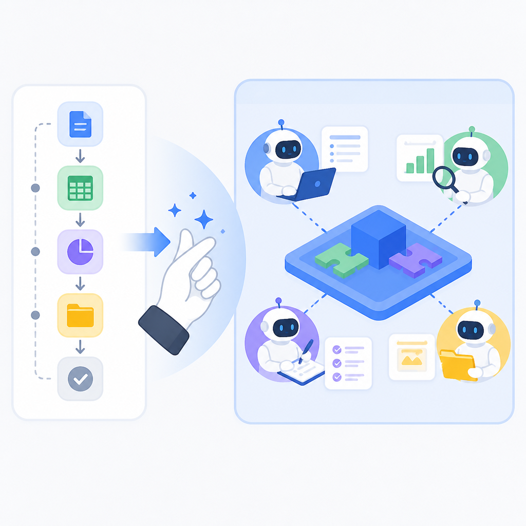 Manus AI turns workflows into agent projects