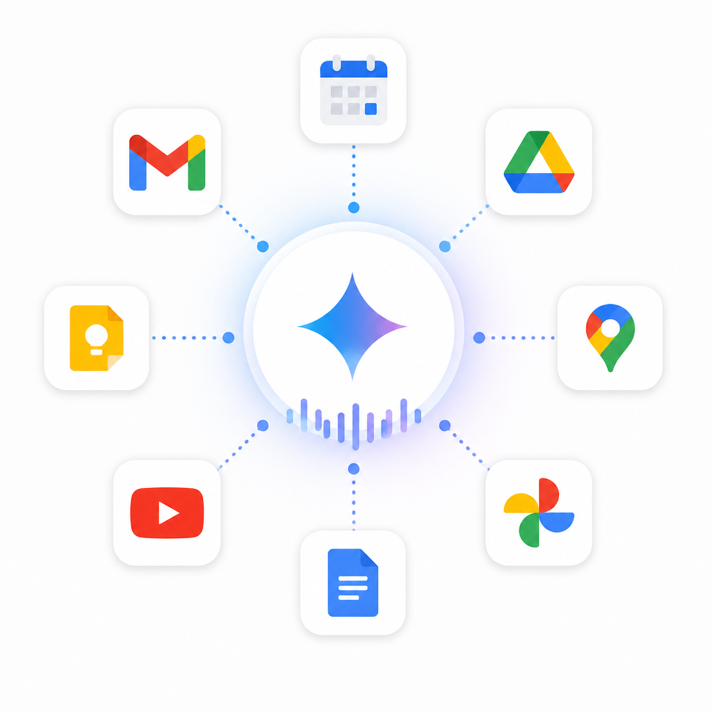 Gemini Live now taps more apps on Android