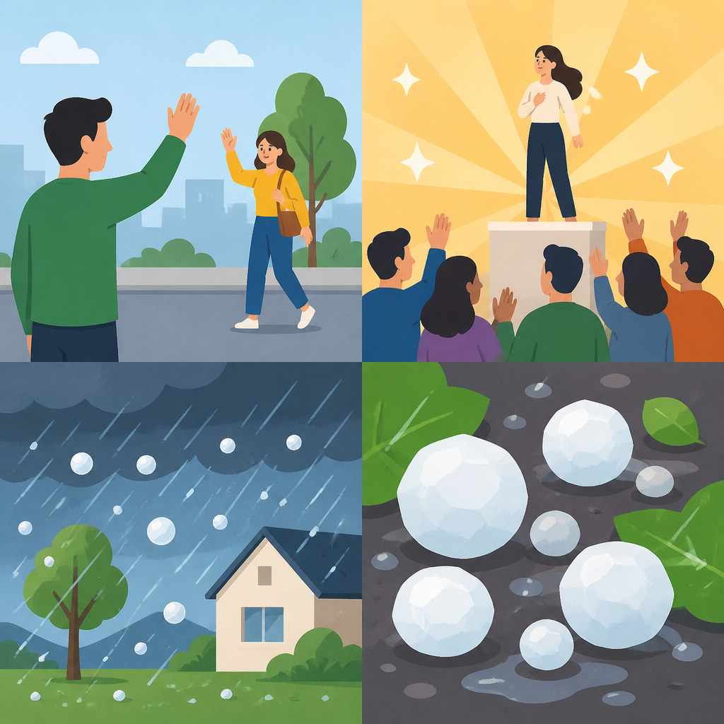 hail 的 4 種意思