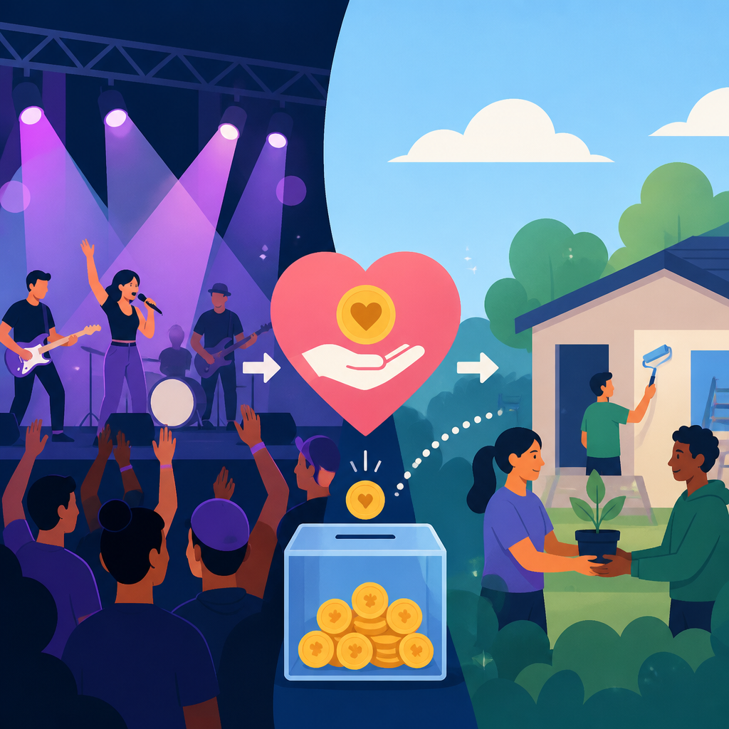 How a benefit show turns one night into funding